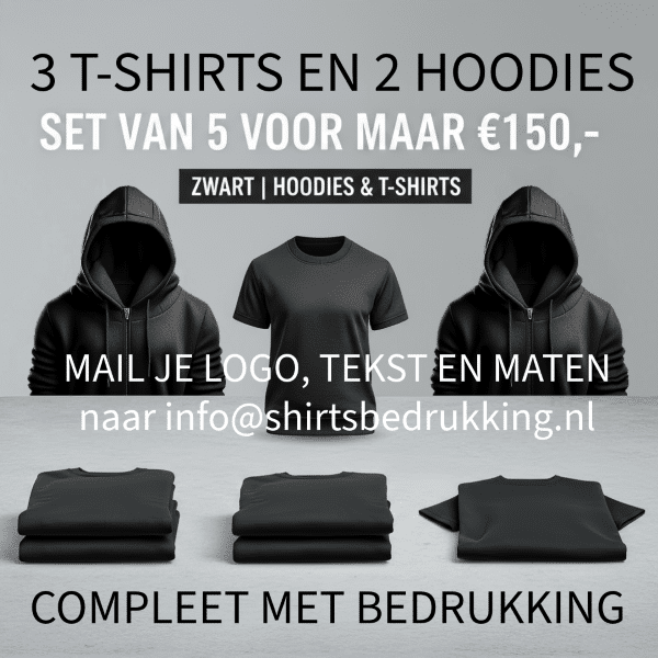 actie set shirtsbedrukking zaandam