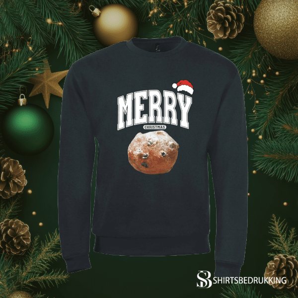 Foute Kersttrui merry christmas oliebol